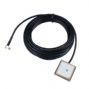 gps ceramic antenna with rg174 cable, r/a mcx male, l=3m